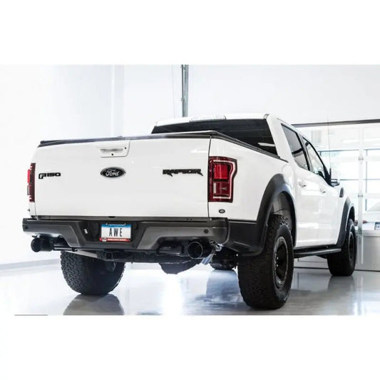 AWE Tuning 2017+ Ford Raptor 0 FG Performance Exhaust System - w/ Diamond Black Tips - Get it from Bo