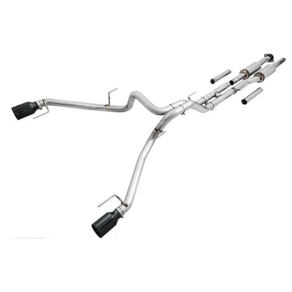 AWE Tuning 2017+ Ford Raptor 0 FG Performance Exhaust System - w/ Diamond Black Tips - Get it from Bo