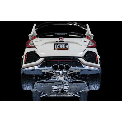 AWE Tuning 2017+ Honda Civic Type R Touring Edition Exhaust w/Front & Mid Pipe - Diamond Blk Tips NP Motorsports