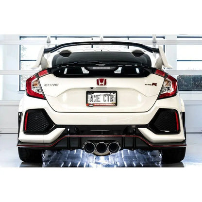 AWE Tuning 2017+ Honda Civic Type R Touring Edition Exhaust w/Front & Mid Pipes - Chrome Silver Tips NP Motorsports