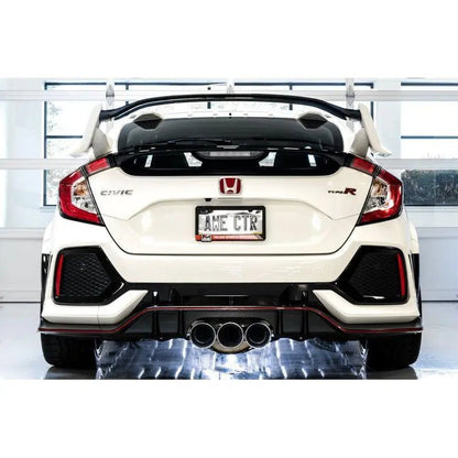 AWE Tuning 2017+ Honda Civic Type R Touring Edition Exhaust w/Front & Mid Pipes - Chrome Silver Tips - Get it from Bo