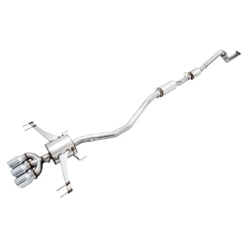 AWE Tuning 2017+ Honda Civic Type R Touring Edition Exhaust w/Front & Mid Pipes - Chrome Silver Tips - Get it from Bo
