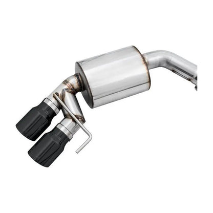 AWE Tuning 2018+ Ford Mustang GT (S550) Cat-back Exhaust - Touring Edition (Quad Diamond Black Tips) - Get it from Bo