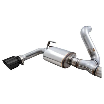 AWE Tuning 2018+ Jeep Wrangler JL/JLU Tread Edition Axle-Back Dual Exhaust - Diamond Black Tips NP Motorsports