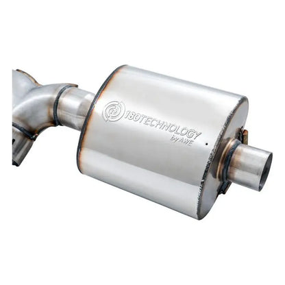 AWE Tuning 2018+ Jeep Wrangler JL/JLU Tread Edition Axle-Back Dual Exhaust - Diamond Black Tips NP Motorsports