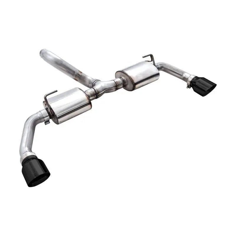 AWE Tuning 2018+ Jeep Wrangler JL/JLU Tread Edition Axle-Back Dual Exhaust - Diamond Black Tips - Get it from Bo