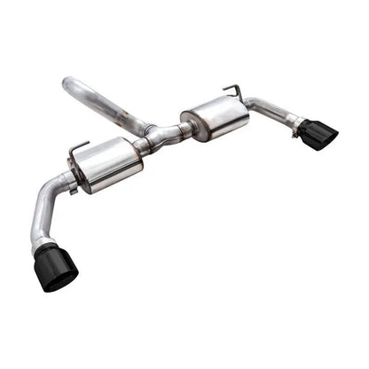 AWE Tuning 2018+ Jeep Wrangler JL/JLU Tread Edition Axle-Back Dual Exhaust - Diamond Black Tips NP Motorsports