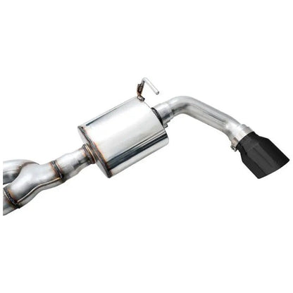 AWE Tuning 2018+ Jeep Wrangler JL/JLU Tread Edition Axle-Back Dual Exhaust - Diamond Black Tips - Get it from Bo
