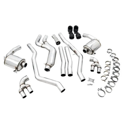 AWE Tuning 2019+ BMW M340i (G20) Non-Resonated Touring Edition Exhaust - Quad Diamond Black Tips - Get it from Bo
