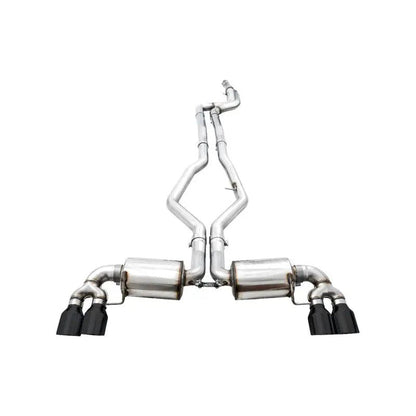 AWE Tuning 2019+ BMW M340i (G20) Non-Resonated Touring Edition Exhaust - Quad Diamond Black Tips - Get it from Bo