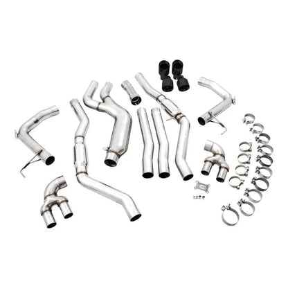 AWE Tuning 2019+ BMW M340i (G20) Track Edition Exhaust - Quad Diamond Black Tips NP Motorsports