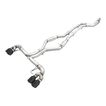 AWE Tuning 2019+ BMW M340i (G20) Track Edition Exhaust - Quad Diamond Black Tips - Get it from Bo