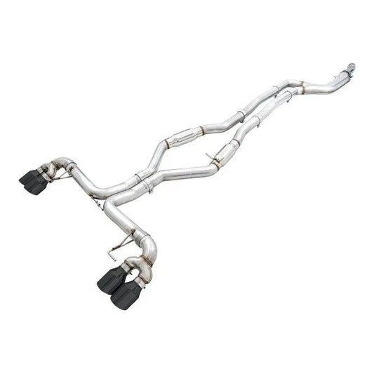 AWE Tuning 2019+ BMW M340i (G20) Track Edition Exhaust - Quad Diamond Black Tips - Get it from Bo
