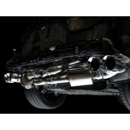 AWE Tuning 2020 Chevrolet Corvette (C8) Touring Edition Exhaust - Quad Chrome Silver Tips NP Motorsports