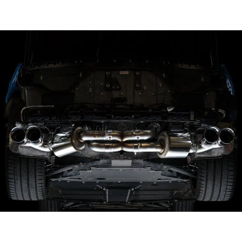 AWE Tuning 2020 Chevrolet Corvette (C8) Touring Edition Exhaust - Quad Chrome Silver Tips - Get it from Bo