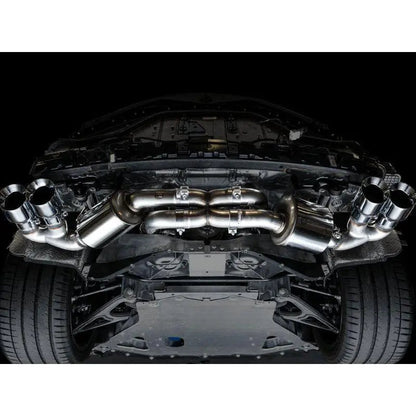 AWE Tuning 2020 Chevrolet Corvette (C8) Touring Edition Exhaust - Quad Chrome Silver Tips - Get it from Bo