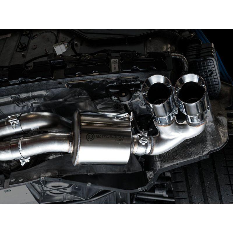 AWE Tuning 2020 Chevrolet Corvette (C8) Touring Edition Exhaust - Quad Chrome Silver Tips NP Motorsports