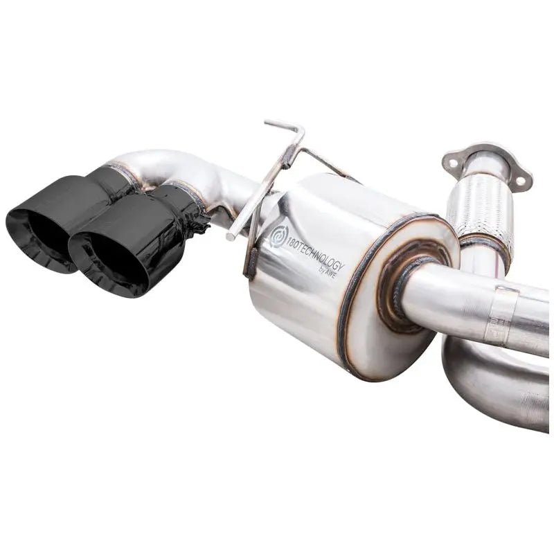 AWE Tuning 2020+ Chevrolet Corvette (C8) Touring Edition Exhaust - Quad Diamond Black Tips - Get it from Bo
