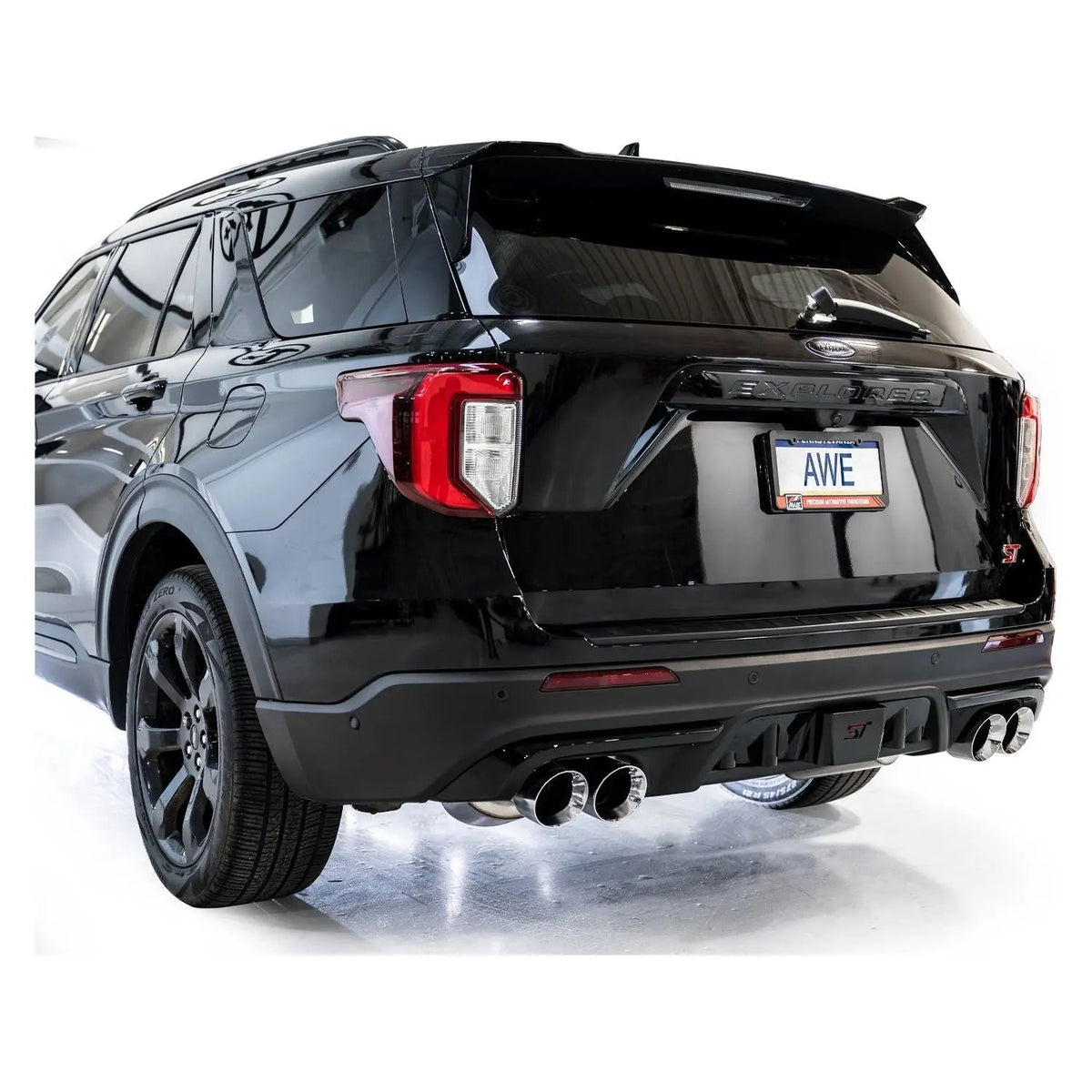 AWE Tuning 2020+ Ford Explorer ST Touring Edition Exhaust w/ Chrome Silver Tips - Get it from Bo