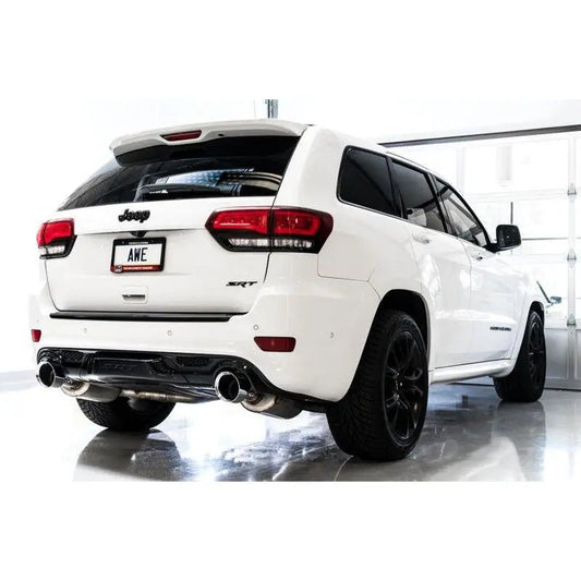 AWE Tuning 2020 Jeep Grand Cherokee SRT Touring Edition Exhaust - Diamond Black Tips - Get it from Bo