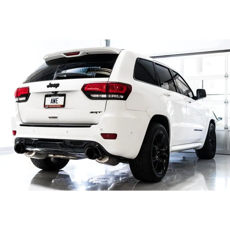 AWE Tuning 2020 Jeep Grand Cherokee SRT Touring Edition Exhaust - Diamond Black Tips - Get it from Bo