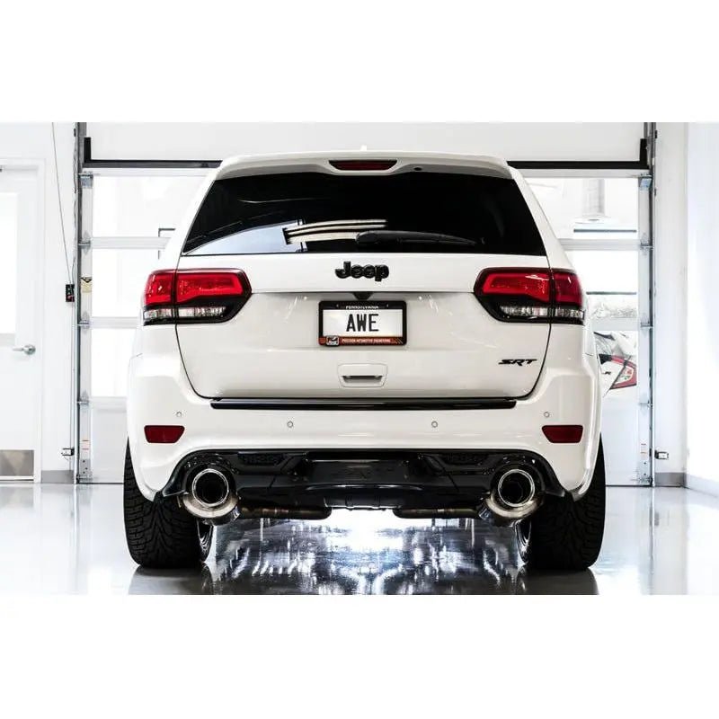 AWE Tuning 2020 Jeep Grand Cherokee SRT Track Edition Exhaust - Diamond Black Tips - Get it from Bo