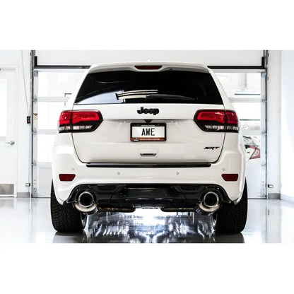 AWE Tuning 2020 Jeep Grand Cherokee SRT Track Edition Exhaust - Diamond Black Tips NP Motorsports