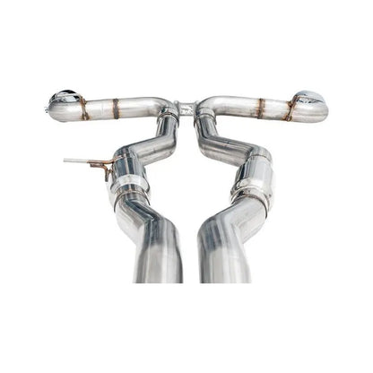 AWE Tuning 2020 Toyota Supra A90 Track Edition Exhaust - 5in Chrome Silver Tips NP Motorsports