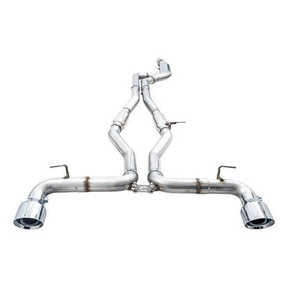 AWE Tuning 2020 Toyota Supra A90 Track Edition Exhaust - 5in Chrome Silver Tips - Get it from Bo