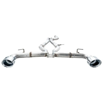 AWE Tuning 2020 Toyota Supra A90 Track Edition Exhaust - 5in Chrome Silver Tips NP Motorsports