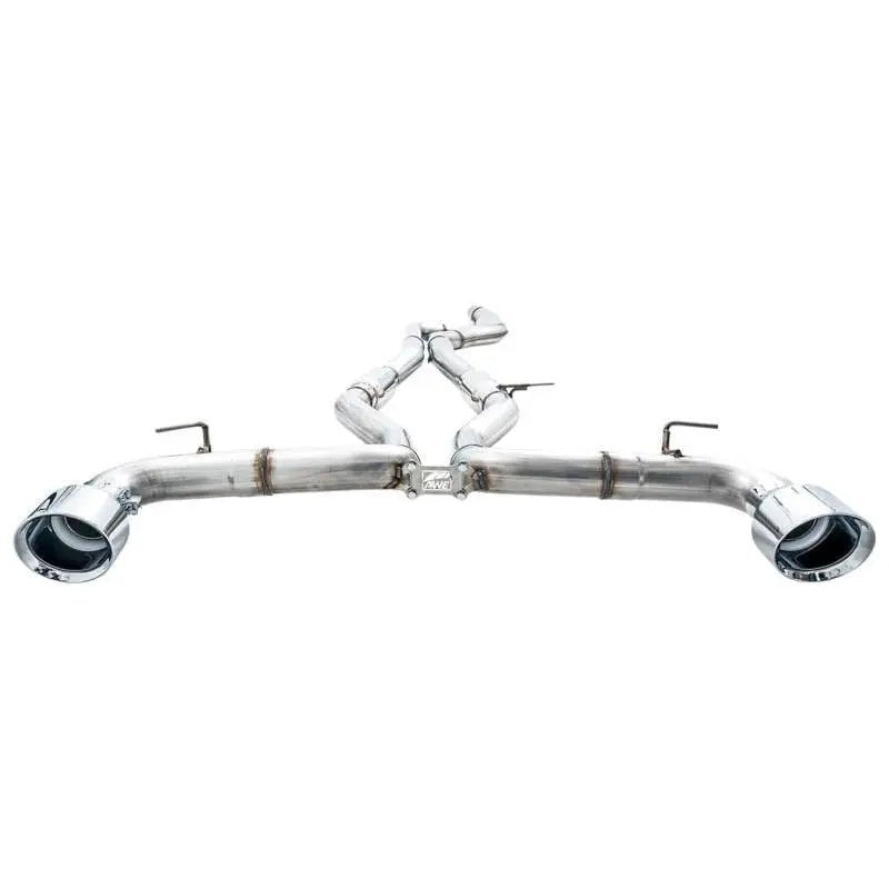 AWE Tuning 2020 Toyota Supra A90 Track Edition Exhaust - 5in Chrome Silver Tips - Get it from Bo