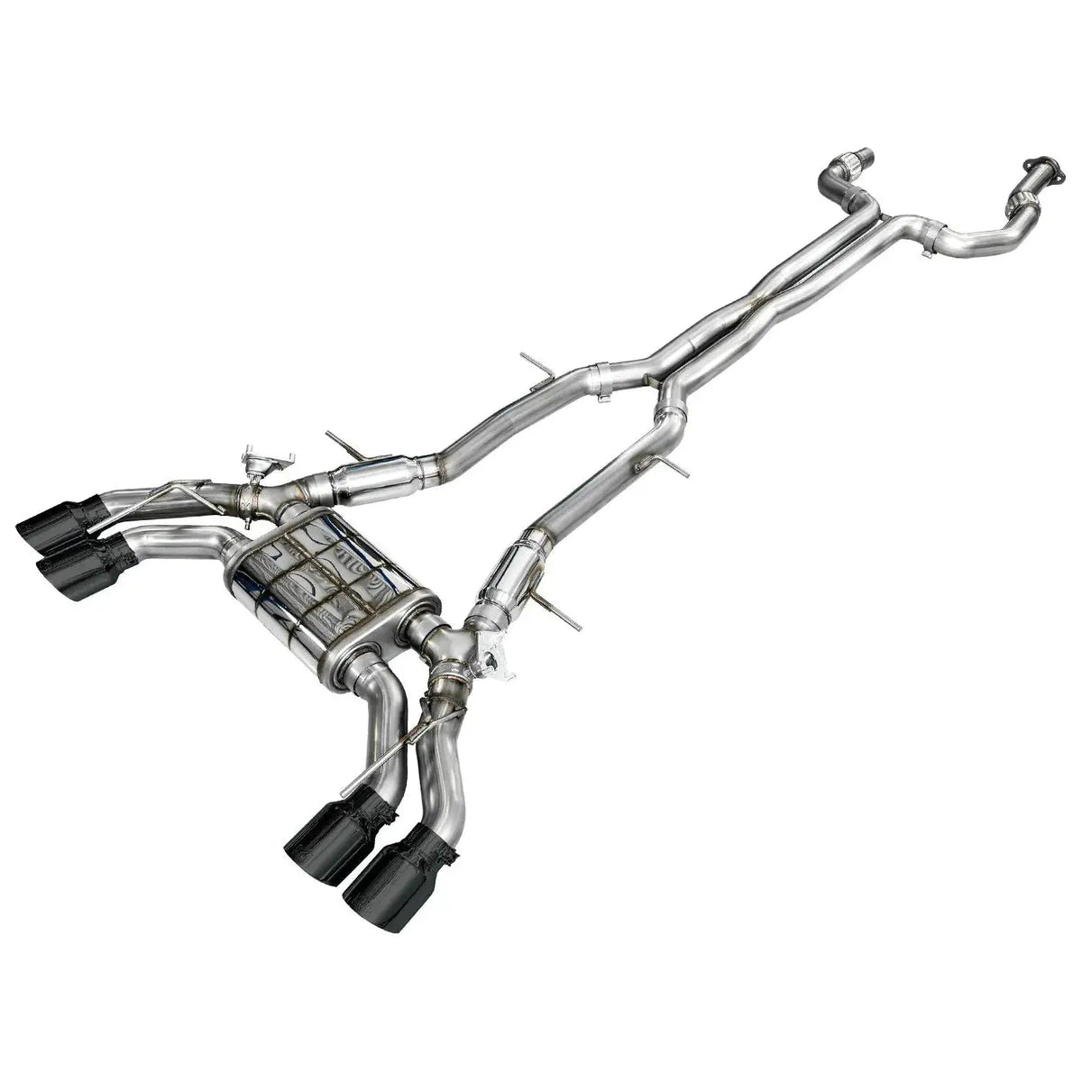 AWE Tuning 2021+ Cadillac CT4-V Blackwing SwitchPath Exhaust - Diamond Black Tips - Get it from Bo
