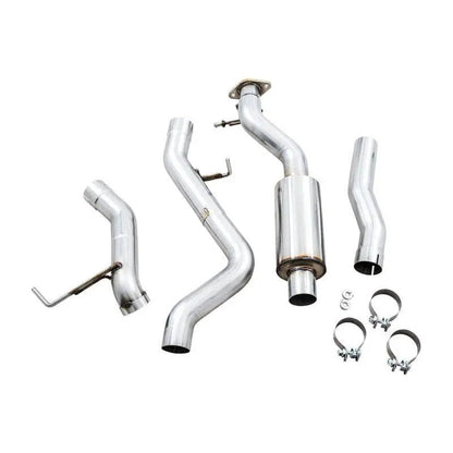 AWE Tuning 2021+ Ford Bronco 0FG Exhaust (No Tips) w/ Bash Guard - Get it from Bo