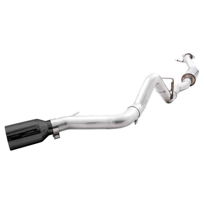 AWE Tuning 2021+ Ford Bronco 0FG Single Rear Exit Exhaust w/Diamond Black Tip & Bash Guard - Get it from Bo