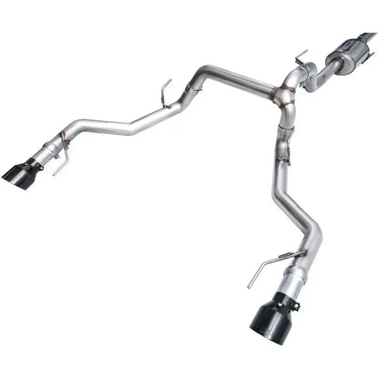 AWE Tuning 2021+ Ford F-150 Tremor (w/ Bumper Cutouts) 0FG Non-Resonated Catback -Diamond Black Tips NP Motorsports