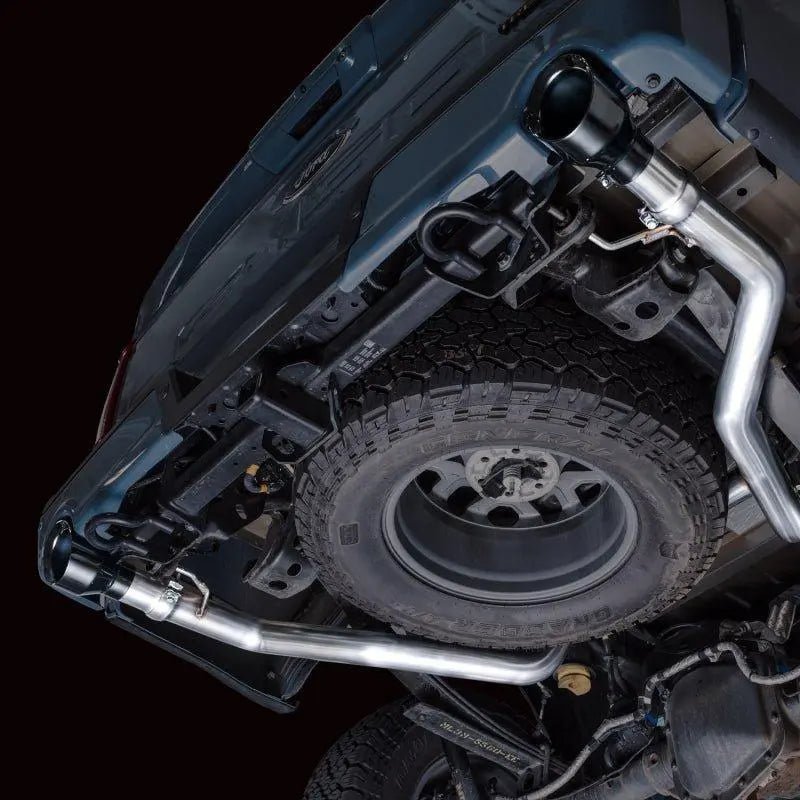 AWE Tuning 2021+ Ford F-150 Tremor (w/ Bumper Cutouts) 0FG Non-Resonated Catback -Diamond Black Tips - Get it from Bo