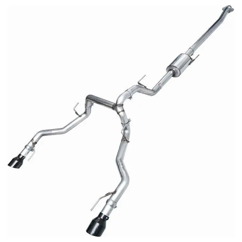 AWE Tuning 2021+ Ford F-150 Tremor (w/ Bumper Cutouts) 0FG Non-Resonated Catback -Diamond Black Tips - Get it from Bo