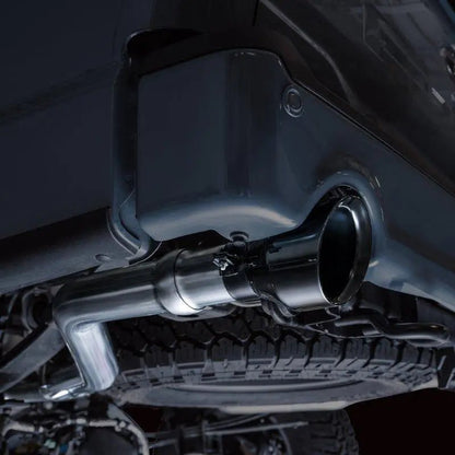 AWE Tuning 2021+ Ford F-150 Tremor (w/ Bumper Cutouts) 0FG Non-Resonated Catback -Diamond Black Tips - Get it from Bo