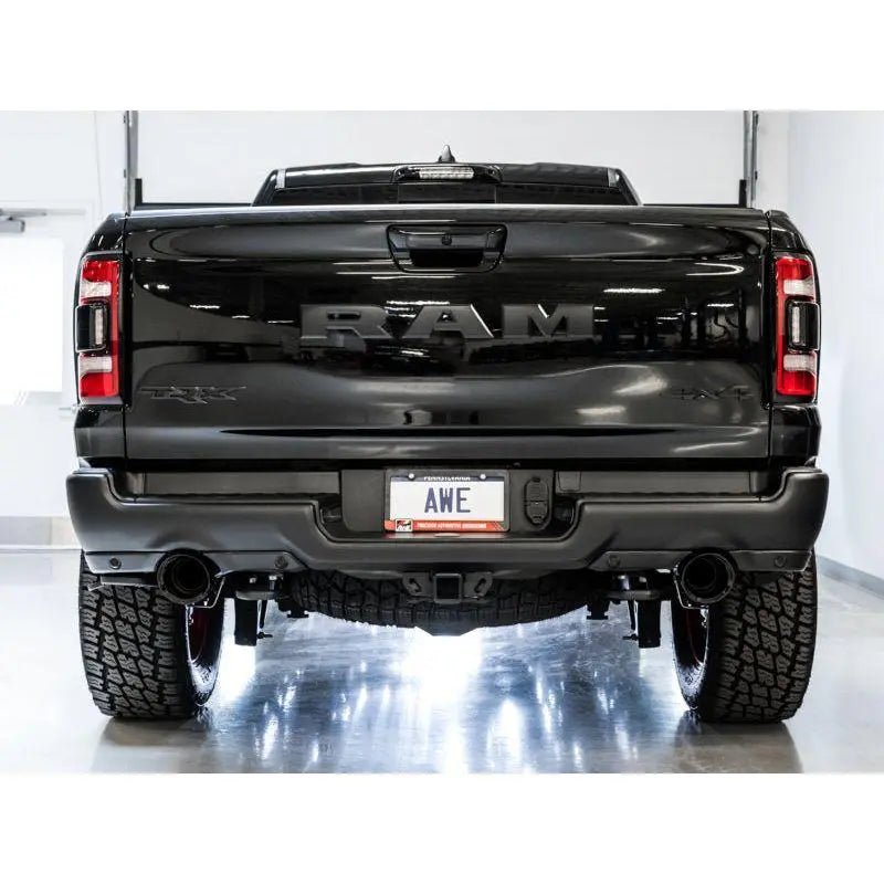 AWE Tuning 2021 RAM 1500 TRX 0FG Cat-Back Exhaust - Diamond Black Tips - Get it from Bo