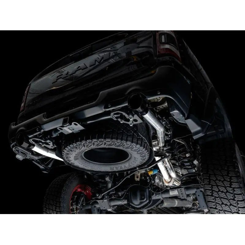 AWE Tuning 2021 RAM 1500 TRX 0FG Cat-Back Exhaust - Diamond Black Tips - Get it from Bo