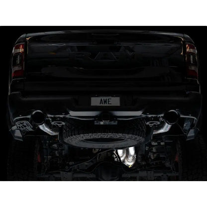 AWE Tuning 2021 RAM 1500 TRX 0FG Cat-Back Exhaust - Diamond Black Tips NP Motorsports