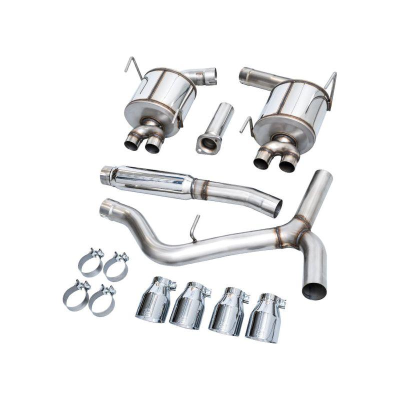 AWE Tuning 2022+ VB Subaru WRX Touring Edition Exhaust - Chrome Silver Tips NP Motorsports
