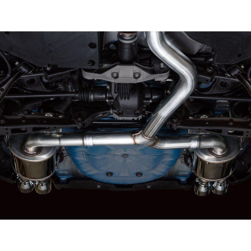 AWE Tuning 2022+ VB Subaru WRX Touring Edition Exhaust - Chrome Silver Tips NP Motorsports