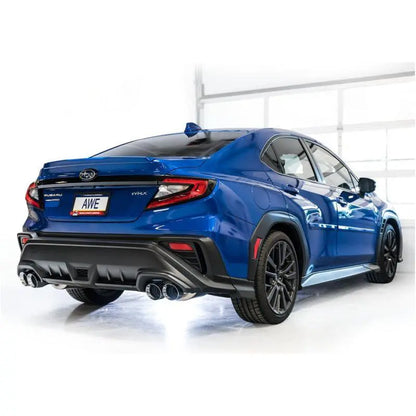AWE Tuning 2022+ VB Subaru WRX Touring Edition Exhaust - Chrome Silver Tips NP Motorsports