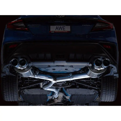 AWE Tuning 2022+ VB Subaru WRX Touring Edition Exhaust - Chrome Silver Tips NP Motorsports
