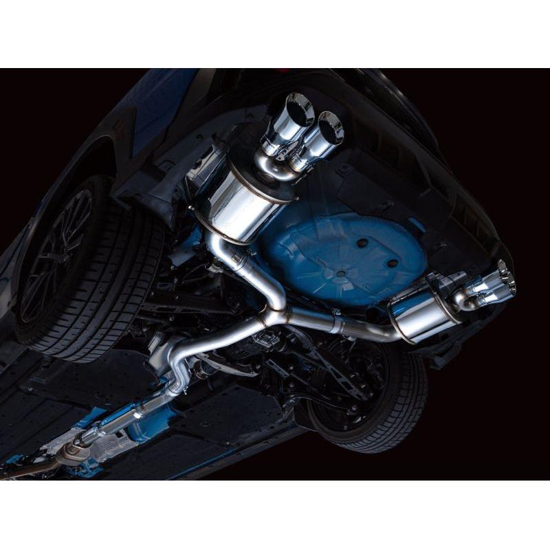 AWE Tuning 2022+ VB Subaru WRX Touring Edition Exhaust - Chrome Silver Tips NP Motorsports