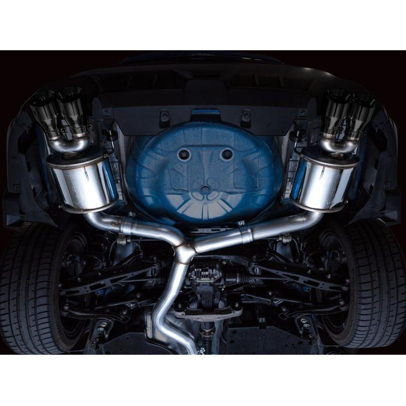 AWE Tuning 2022+ VB Subaru WRX Touring Edition Exhaust - Diamond Black Tips NP Motorsports