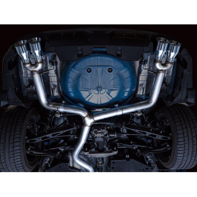 AWE Tuning 2022+ VB Subaru WRX Track Edition Exhaust - Chrome Silver Tips NP Motorsports