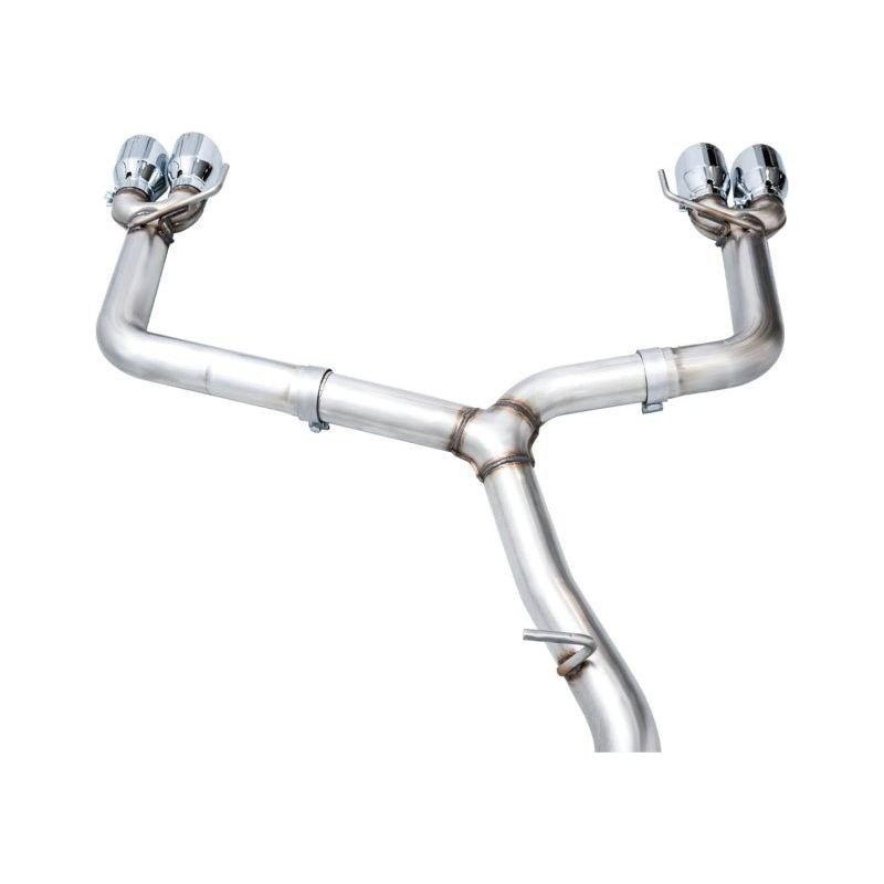 AWE Tuning 2022+ VB Subaru WRX Track Edition Exhaust - Chrome Silver Tips NP Motorsports