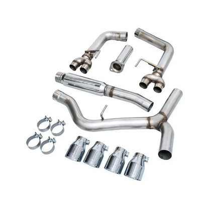 AWE Tuning 2022+ VB Subaru WRX Track Edition Exhaust - Chrome Silver Tips NP Motorsports